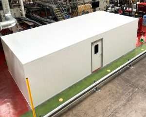 storage area; production briefing area