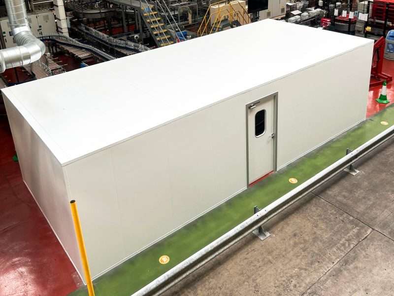 storage area; production briefing area